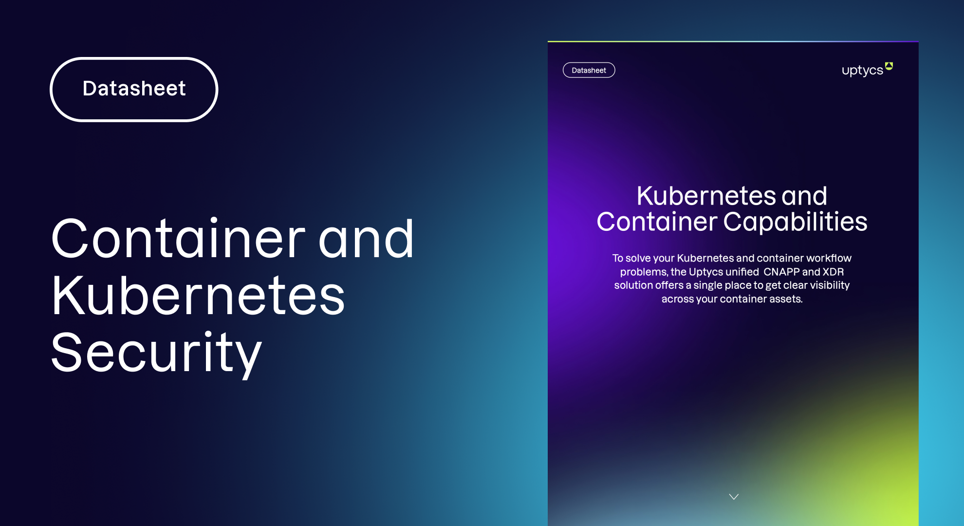 Datasheet and Containers Capabilities with Uptycs